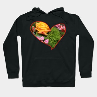 Love heart bouquet Hoodie